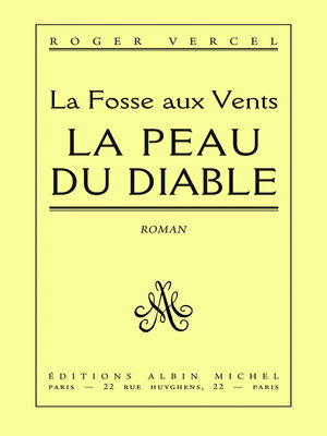 cover image of La Peau du Diable